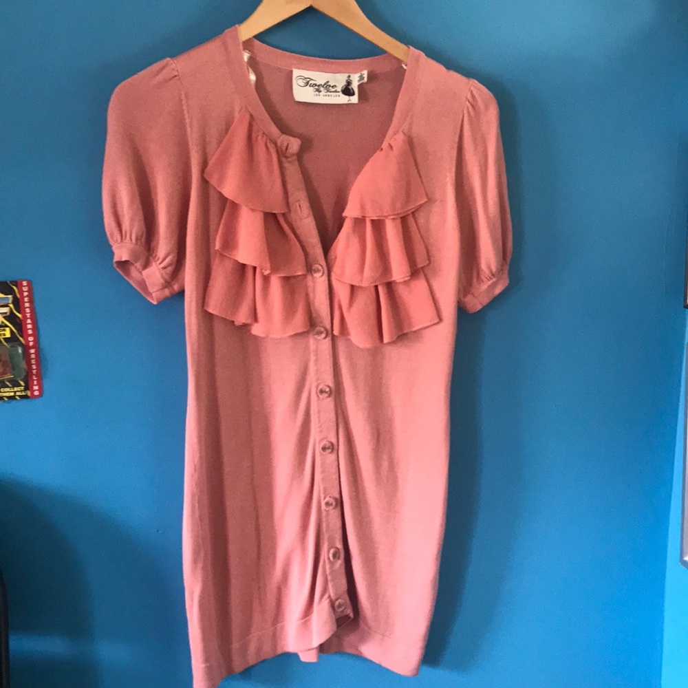 Long pink top